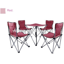 2015 garden set camping table and folding fishing chair set